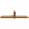 Ekena Millwork Eugene Smooth Timber Gable Bracket, Western Red Cedar, 84"W x 24"H x 5 1/2"D x 5 1/2"F, 7/12 Pitch GBW084X24X0606EUG00SWR - alternate 4